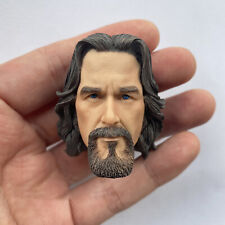 1/6 Jeff Bridges Dude Head Carved Model Fit for 12'' Man Action Figure