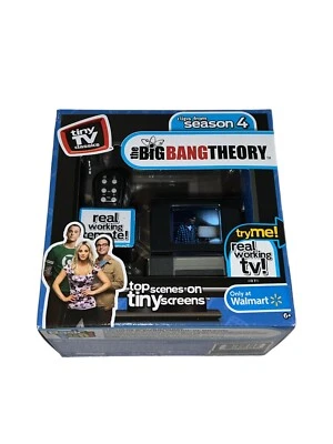 Big Bang Theory Tiny TV Classics Real Working TV And Remote - Season 4 - Image 1 of 2