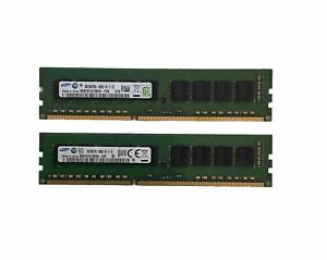 16 GB (2x8GB) DDR3 ECC UDIMM RAM - Samsung M391B1G73BH0-YH9 - PC3L-10600E
