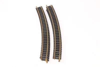 HO Scale Atlas Vintage Brass 18" Radius Curve Model Train Track Lot of 12pcs - Image 1 of 3