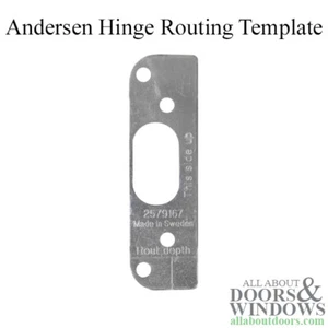 Andersen Routing Template For 400 Series Frenchwood Hinged Patio Doors - Picture 1 of 2