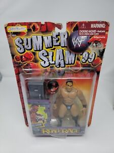 The Rock Action Figure WWF Fully Loaded 2 Jakks Pacific Summer Slam 99 WWE 1999