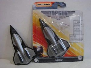 Carded & Loose Matchbox Top Gun Maverick DARKSTAR Jet Good Card - Picture 1 of 6