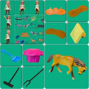 PLAYMOBIL Spirit 9478 - Stall von Lucky und Spirit  Pferd 70120  9480 #P7 - Bild 1 von 54