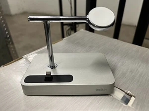 Belkin Charge Dock for Apple Watch & iPhone SILVER F8J183 UNIT ONLY FREE S/H - Picture 1 of 6