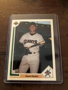 1991 Upper Deck Baseball # 25 Steve Decker RC