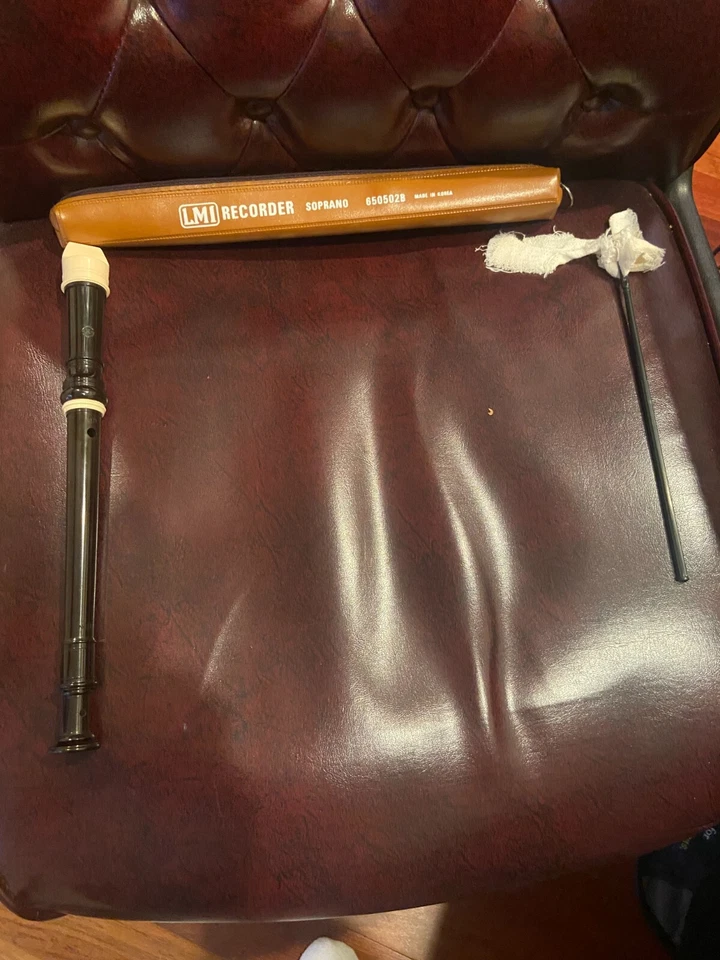 LMI Recorder Soprano with Case 650502B - Image 1 of 1