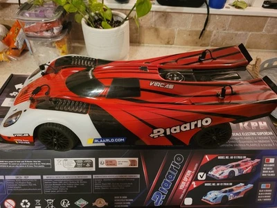 Rlaarlo AK-917 1/10 Supercar Roller Rolling Chassis w/ Red/black Body Used  - Image 1 of 4