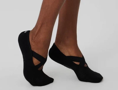 Alo Women's Pivot Barre Socks No-Show Grip for Pilates/Yoga Studio Size M/L NEW - Image 1 of 4