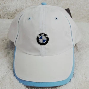 BMW Lifestyle BMW Logo Baseball Cap White Blue Racing Car Automobile NWT - Picture 1 of 11