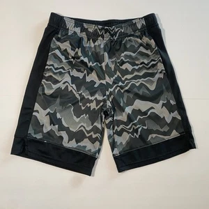 All In Motion Boys Basketball Shorts Gray and Black Pockets Drawstring L (10/12) - Picture 1 of 5