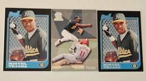 Miguel Tejada 3 Card Lot 1997 Bowman RC #411 (2) / 1999 Topp Stars #89 - Picture 1 of 3