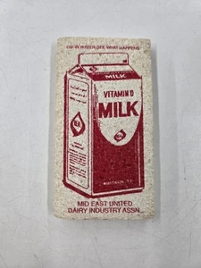 Vintage Mid East United Dairy Industry Assn. Expanding With Water Advertisement - Picture 1 of 7