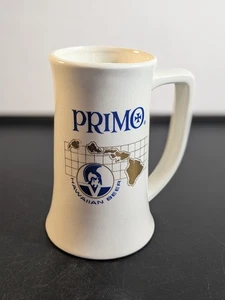 VTG Primo Hawaiian Beer Mug Stein Ceramic Aloha Tiki Bar Islands 6" Read Descrip - Picture 1 of 9
