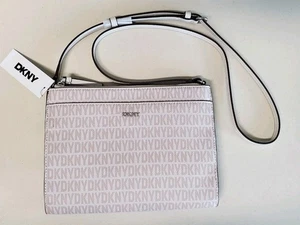 DKNY Bryant Park Umhängetasche magnetischer Druckknopf 2 Reißverschlüsse neu mit Etikett UVP 148 $ - Bild 1 von 15