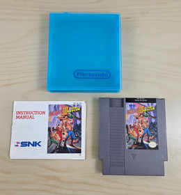 Ikari Warriors III 3 The Rescue Nintendo NES w/ Blue Case & Manual Tested