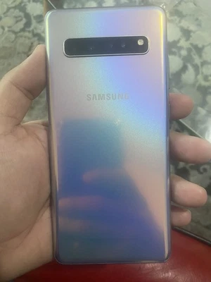 Samsung S10 5G 256GB  Phone, crown silver - Image 1 of 4