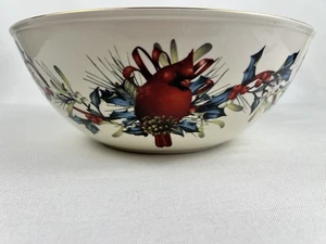 Lenox - Cuenco grande para servir cardenal "Winter Greetings" - 10,75” nuevo en caja - Imagen 1 de 8