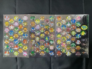 Lot 100 Pokemon Ginpika Medal Best Wishes Ginpika Menko Uncut Rare Made in Japan - Picture 1 of 10