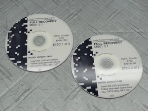Frontier 7700 Disc 1 and 2 Restore / Recovery DVD Set MS01 3.1 F - Picture 1 of 5
