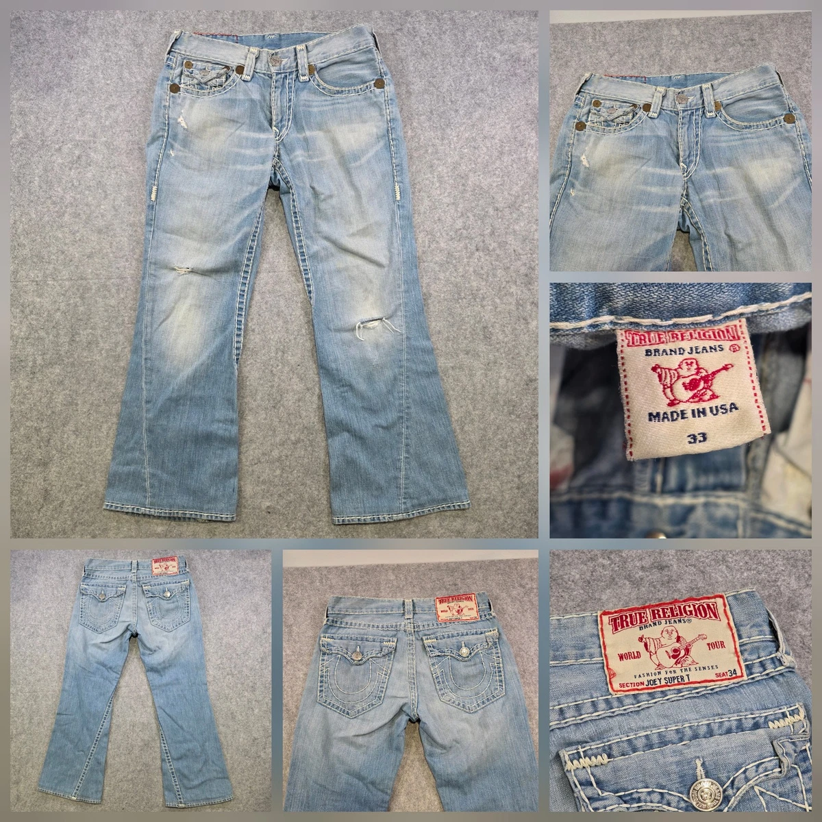 True Religion Joey Super T Jeans for Men for sale - eBay