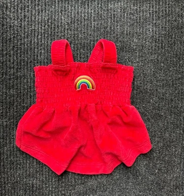 Boots & Barkley домашних животных красный бархат вечеринки солнце платье с радуги размер маленький - Изображение 1 из 4