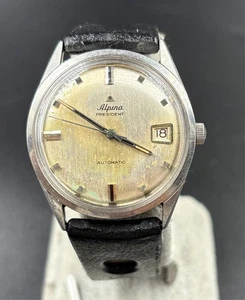Alpina president vintage automatic watch - Imagen 1 de 8