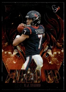 2023 Panini Phoenix Fired Up Rookie C.J. Stroud #FU-2 - Picture 1 of 2
