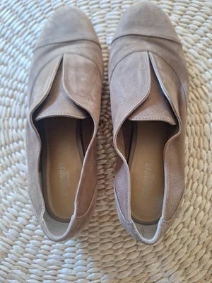 ZAPATOS SIN CORDONES CROWN VINTAGE MUJER TALLA 8 CUERO MARRÓN Foto 1 de 4