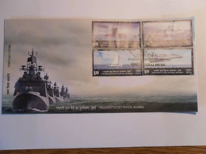-INDIA STAMPS  - FIRST DAY COVER -  " PRESIDENT'S FLEET REVIEW, MUMBAI " - 2011  - Picture 1 of 6