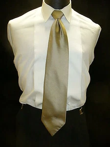 USED Necktie Pretied - GOLD N806 - Picture 1 of 1