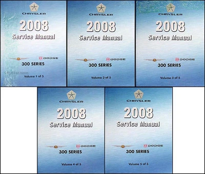 Charger Magnum 300 2008 juego manual de taller Chrysler Dodge servicio de reparación 300C SRT8 Foto 1 de 2