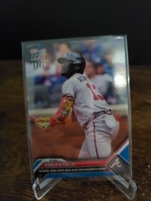 2023 Topps Now #217 Ronald Acuña Jr. Blue Parallel Card #d 9/49