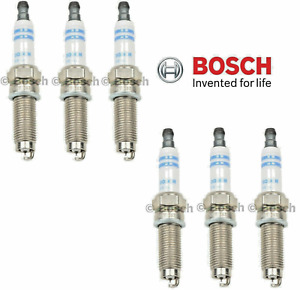 6 Bosch Double Iridium Spark Plugs For 2008-2017 HONDA ACCORD V6-3.5L (Germany)