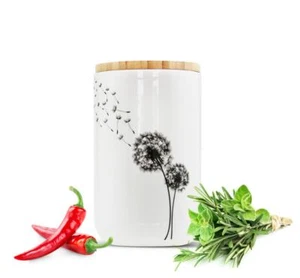 Vorratsdose aus Porzellan Vorratsbehälter Dose Vorratsglas Aufbewahrungsdose #7 - Picture 1 of 8