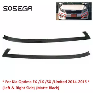 For Kia Optima 14-15 Front Bumper Molding  Left&Right Side 865634C500 865644C500 - Picture 1 of 8
