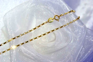 41,5 cm Halskette 750 Gelbgold 18 KT Gold Kette Damenkette👍extravagant - Imagen 1 de 5