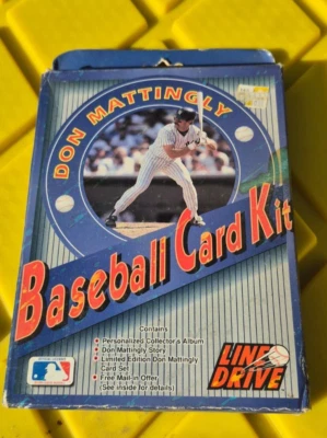 1991 Line Drive Don Mattingly Limited Edition Baseball Card Kit New - Image 1 of 4