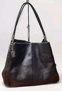 Coach Madison Phoebe Borsa a tracolla Hobo in pelle nera con ciottoli 26224 (A) - Foto 1 di 10