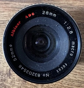 Albinar ADG 28 mm 1:2.8 Camera Lens Korea 921904 AS IS UNTESTED - Picture 1 of 4