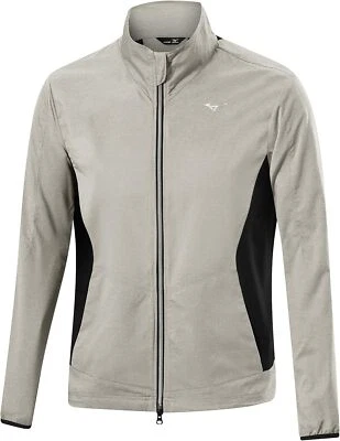 Mizuno Lightweight Men's Jacket Trainnings Jacket, Steam Silver S - Image 1 of 3