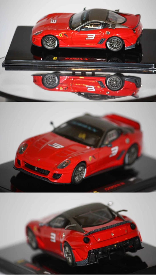 Hotwheels Elite Ferrari 599 XX 2009 rouge 1/43 T6263 - Photo 1/1