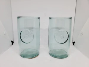 (2) Target Exclusive Levis Strauss Glass Tall Tumblers 15 oz *New - Picture 1 of 3
