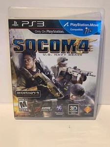 Sony PlayStation 3 PS3 - SOCOM 4 U.S. Navy Seals - Complete With Manual - Picture 1 of 2