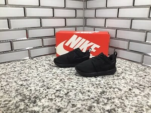 Nike Roshe One (TDV) Shoes Black 749430 031 Size 7C NEW - Picture 1 of 4