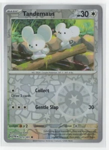 Pokémon Paldean Fates Tandemaus 073/091 holo inverso - Imagen 1 de 1
