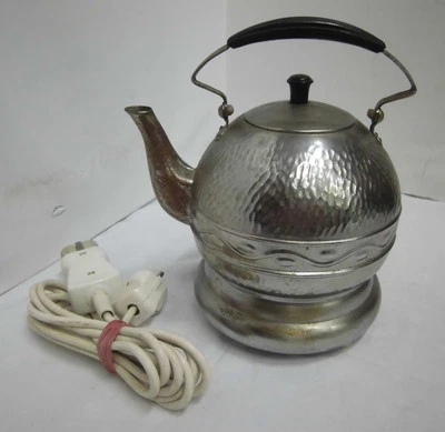 50er 60er Maybaum Cuoci Tè Bollitore Cromo Vintage 50s 60s - Immagine 1 di 3