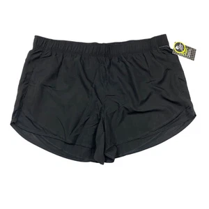 Athletic Works Womens Plus Size 2X (20W-22W) Core Running Shorts Pockets Black - Picture 1 of 12