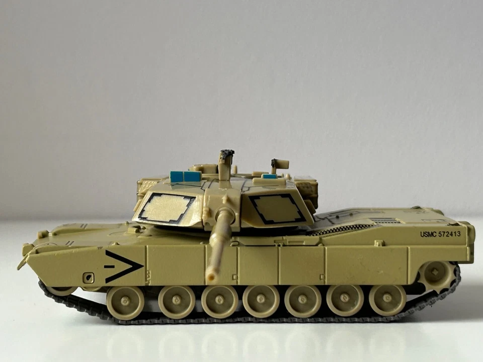M1A1 Abrams - 2003 USA Battle Military Tank Model Diecast 1:72 Scale Amercom - Image 1 of 4