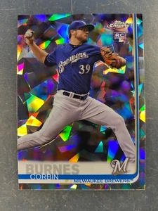 2019 Topps Chrome Sapphire Rookie Card Corbin Burnes Milwaukee Brewers #94 RC - Bild 1 von 2